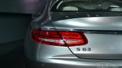 Mercedes S63 AMG Coupe at 2014 NY Auto Show taillight