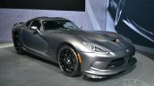 SRT Time Attack on Anodized Carbon Special Edition Viper at 2014 New York Auto Show - front three quarter right