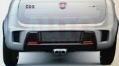 2015 Fiat Uno rear bumper leaked image