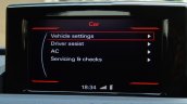 Audi Q3S Review display