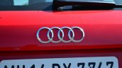 Audi Q3S Review logo on bootlid
