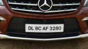 Mercedes-Benz ML 63 AMG Review front spoiler