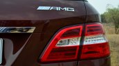 Mercedes-Benz ML 63 AMG Review taillight