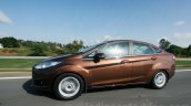 2014 Ford Fiesta Facelift Review side profile shot