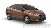 2014 Ford Fiesta front three quarters official image