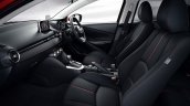 2015 Mazda2 leather interior with contrast stitching