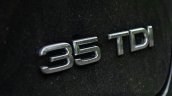 Audi A3 Sedan Review 35 TDI badge