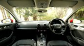Audi A3 Sedan Review black interior