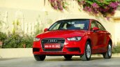 Audi A3 Sedan Review front three quarter red