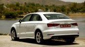 Audi A3 Sedan Review rear quarter white