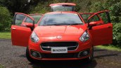 Fiat Punto Evo Sport 90 HP diesel review front with doors open