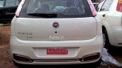 Fiat Punto Evo white spied rear