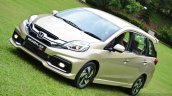 Honda Mobilio RS India live image front view shot