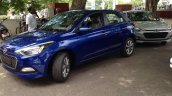 Next gen Hyundai i20 spied Blue and Silver