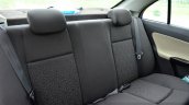 Tata Zest Diesel F-Tronic AMT Review rear seat