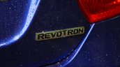 Tata Zest Revotron Petrol Review Revotron badge