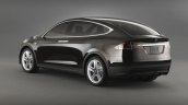Tesla Model X rear three quarters official image