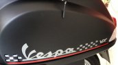 Vespa Esclusivo limited edition black engine cowl decals