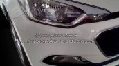 2015 Hyundai Elite i20 spotted headlight