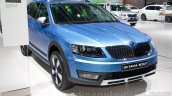 2015 Skoda Octavia Scout front three quarter at the 2014 Moscow Motor Show