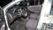 Hyundai Solaris facelift 2014 Moscow live interior