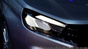Lada Vesta Concept headlamp at the Moscow Motor Show 2014