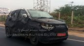 Mahindra S101 spied in Chennai front