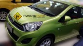 Perodua Axia spied in Malaysia front