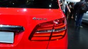 2015 Mercedes B Class taillight red at the 2014 Paris Motor Show