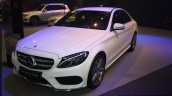 2015 Mercedes C Class at the 2014 Philippines Motor Show front quarter