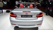 BMW 2 Series Convertible rear at the 2014 Paris Motor Show