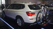BMW X3 facelift rear three quarters left at 2014 Philippines Motor Show