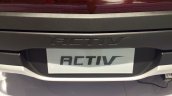 Chevrolet Spin Activ registration plate at the 2014 Indonesia International Motor Show