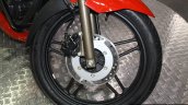 Hero Xtreme Sports front wheel at the 2014 Nepal Auto Show