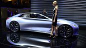 Infiniti Q80 Inspiration Concept side view at the 2014 Paris Motor Show