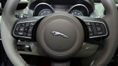 Jaguar XE steering buttons at the 2014 Paris Motor Show