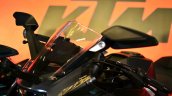 KTM RC200 visor at the Indian launch