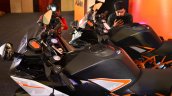 KTM RC390 tank side view at the Indian launch