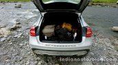 Mercedes GLA boot on the review