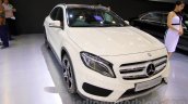 Mercedes GLA front three quarters at the Indonesia International Motor Show 2014