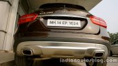 Mercedes GLA rear fascia on the review