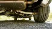 Mercedes GLA underbody on the review