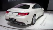 Mercedes S65 AMG Coupe rear three quarters at Moscow Motor Show 2014