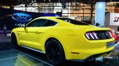 2015 Ford Mustang rear three quarters left at the 2014 Paris Motor Show