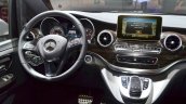 2015 Mercedes V Class steering wheel at the 2014 Paris Motor Show
