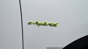 2015 Porsche Cayenne S E-Hybrid badge at the Paris Motor Show 2014