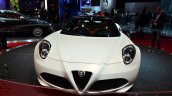 Alfa Romeo 4C Spider Preview Version front view at the 2014 Paris Motor Show