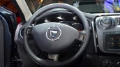 Dacia Sandero Black Touch steering wheel at the 2014 Paris Motor Show