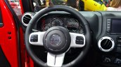 Jeep Wrangler Unlimited X steeting wheel at the Paris Motor Show 2014