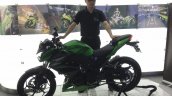Kawasaki Z250 side from the India launch